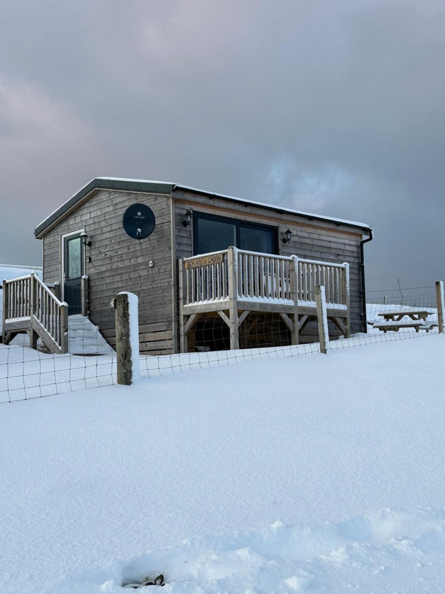 Вилла Sea View Cabin Clashnessie Экстерьер фото